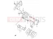 SUZUKI RMX250 P (1993) (E03,E28,E33) 40C - REAR CALIPER (MODEL P/R)