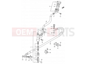 SUZUKI RMX250 P (1993) (E03,E28,E33) 41B - REAR MASTER CYLINDER (MODEL M/N/P/R)