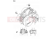 SUZUKI RMX50 T (1996) 3 - CRANKCASE COVER