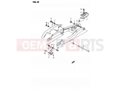 SUZUKI RMX50 T (1996) 39 - REAR SWINGNING ARM