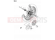 SUZUKI RMX50 T (1996) 33 - FRONT WHEEL