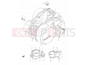 SUZUKI RMX50 X (1999) 3 - CRANKCASE COVER