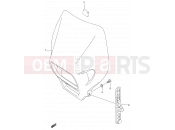 SUZUKI RMX50 X (1999) 31 - HEADLAMP HOUSING