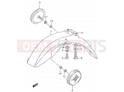 SUZUKI RMX50 X (1999) 32 - FRONT FENDER
