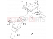 SUZUKI RMX50 X (1999) 41 - REAR FENDER