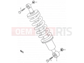 SUZUKI RMX50 X (1999) 40 - REAR SHOCK ABSORBER