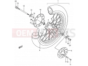 SUZUKI RMX50 X (1999) 42 - REAR WHEEL