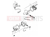 SUZUKI RV50 Z (1982) 24 - TURN SIGNAL LAMP (E21)