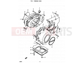 SUZUKI SB200 N (1992) 3 - CRANKCASE COVER