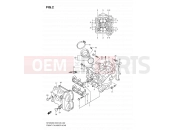 SUZUKI SFV650 K9 (2009) Gladius (E03,E28,E33) 2 - FRONT CYLINDER HEAD