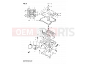 SUZUKI SFV650 K9 (2009) Gladius (E03,E28,E33) 3 - REAR CYLINDER HEAD