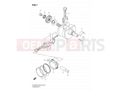 SUZUKI SFV650 K9 (2009) Gladius (E03,E28,E33) 7 - CRANKSHAFT