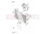 SUZUKI SFV650 K9 (2009) Gladius (E03,E28,E33) 18 - RADIATOR