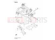 SUZUKI SFV650 K9 (2009) Gladius (E03,E28,E33) 36 - FUEL TANK (MODEL K9)