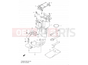 SUZUKI SFV650 K9 (2009) Gladius (E03,E28,E33) 42 - BATTERY HOLDER