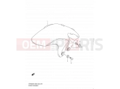 SUZUKI SFV650 K9 (2009) Gladius (E03,E28,E33) 44 - FRONT FENDER (MODEL K9)
