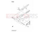 SUZUKI SFV650 K9 (2009) Gladius (E03,E28,E33) 56 - REAR SWINGINGARM