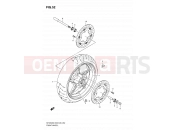 SUZUKI SFV650 K9 (2009) Gladius (E03,E28,E33) 52 - FRONT WHEEL (SFV650K9/L0)