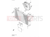 SUZUKI SFV650 L1 (2011) Gladius (E21) 18 - RADIATOR