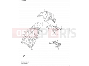 SUZUKI SFV650 L1 (2011) Gladius (E21) 99 - REAR FENDER (SFV650UL1 E21)