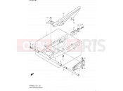 SUZUKI SFV650 L1 (2011) Gladius (E21) 137 - REAR SWINGINGARM