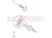 SUZUKI SFV650 L1 (2011) Gladius (E21) 141 - REAR WHEEL (SFV650AL1 E21)