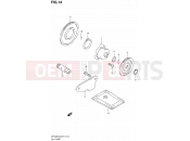 SUZUKI SFV650 L2 (2012) Gladius (E21) 14 - OIL PUMP