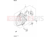 SUZUKI SFV650 L2 (2012) Gladius (E21) 44 - HEADLAMP (SFV650L2 E24)