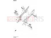 SUZUKI SFV650 L2 (2012) Gladius (E21) 70 - FOOTREST
