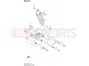 SUZUKI SFV650 L2 (2012) Gladius (E21) 137 - REAR CUSHION LEVER
