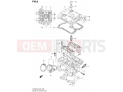 SUZUKI SFV650 L3 (2013) Gladius (E21) 3 - REAR CYLINDER HEAD