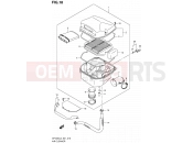 SUZUKI SFV650 L3 (2013) Gladius (E21) 18 - AIR CLEANER (SFV650L3 E24)