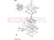 SUZUKI SFV650 L4 (2014) Gladius (E21) 3 - CYLINDER HEAD (REAR)