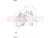 SUZUKI SFV650 L4 (2014) Gladius (E21) 40 - HEADLAMP