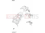 SUZUKI SFV650 L4 (2014) Gladius (E21) 67 - REAR FENDER