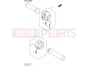 SUZUKI SFV650 L5 (2015) Gladius (E21) 355A - HANDLE SWITCH