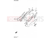 SUZUKI SFV650 L5 (2015) Gladius (E21) 445A - FRAME COVER
