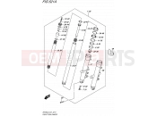 SUZUKI SFV650 L5 (2015) Gladius (E21) 521A - FRONT FORK DAMPER (SFV650L5 E21)