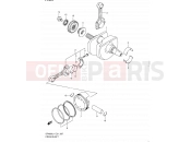 SUZUKI SFV650A L1 (2011) Gladius (E21) 7 - CRANKSHAFT