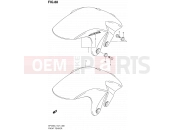 SUZUKI SFV650A L1 (2011) Gladius (E21) 88 - FRONT FENDER (SFV650UAL1 E21)