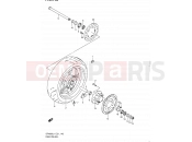 SUZUKI SFV650A L1 (2011) Gladius (E21) 142 - REAR WHEEL (SFV650UL1 E21)