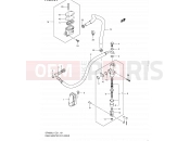 SUZUKI SFV650A L1 (2011) Gladius (E21) 151 - REAR MASTER CYLINDER (SFV650L1 E21)