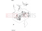 SUZUKI SFV650A L2 (2012) Gladius (E21) 11 - THROTTLE BODY