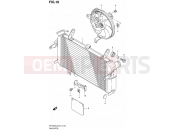 SUZUKI SFV650A L2 (2012) Gladius (E21) 18 - RADIATOR
