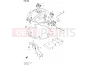 SUZUKI SFV650A L2 (2012) Gladius (E21) 75 - FUEL TANK (SFV650AL2 E21)