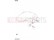 SUZUKI SFV650A L2 (2012) Gladius (E21) 88 - FRONT FENDER