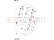 SUZUKI SFV650A L2 (2012) Gladius (E21) 109 - FRONT DAMPER (SFV650L2 E21)