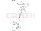 SUZUKI SFV650A L2 (2012) Gladius (E21) 115 - STEERING STEM