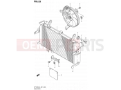 SUZUKI SFV650A L3 (2013) Gladius (E21) 33 - RADIATOR