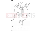 SUZUKI SFV650A L3 (2013) Gladius (E21) 43 - BATTERY (SFV650UL3 E24)